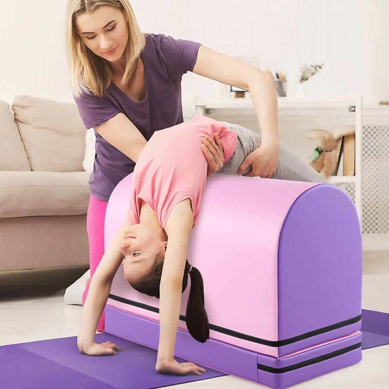Costway Mailbox Tumbling Mat Gymnastics Vaulting Box with Detachable - See Details
