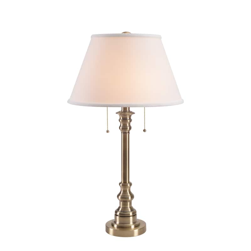 Kenroy Home Spyglass Table Lamp - Antique Brass