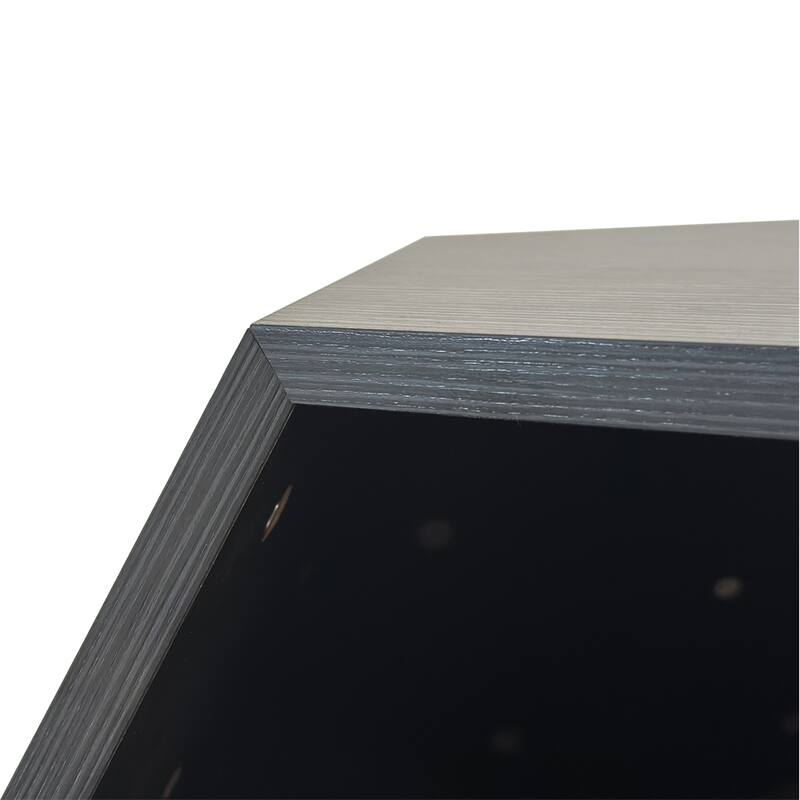 25.98'' Modern Sofa Side Table, MDF Multifunctional Furniture