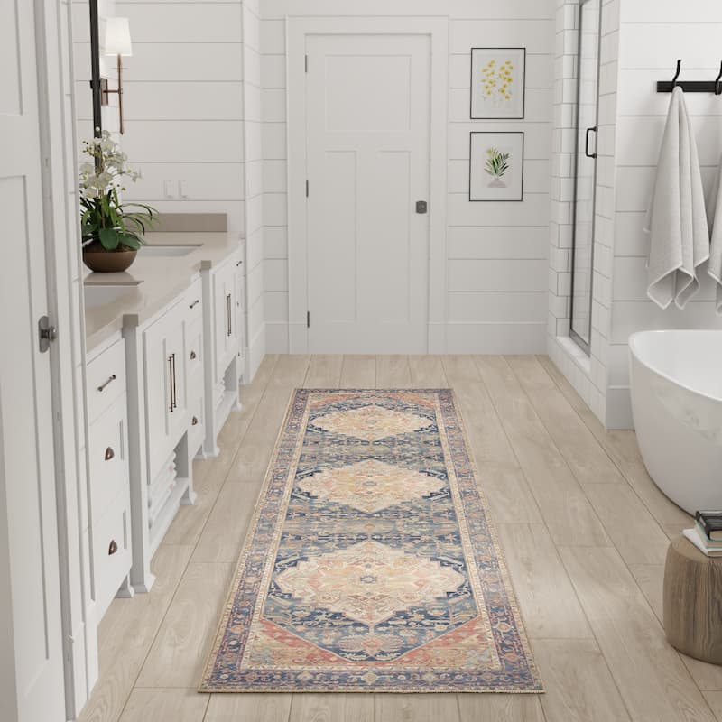 Nourison Vintage Washables Indoor only Persian Area Rug