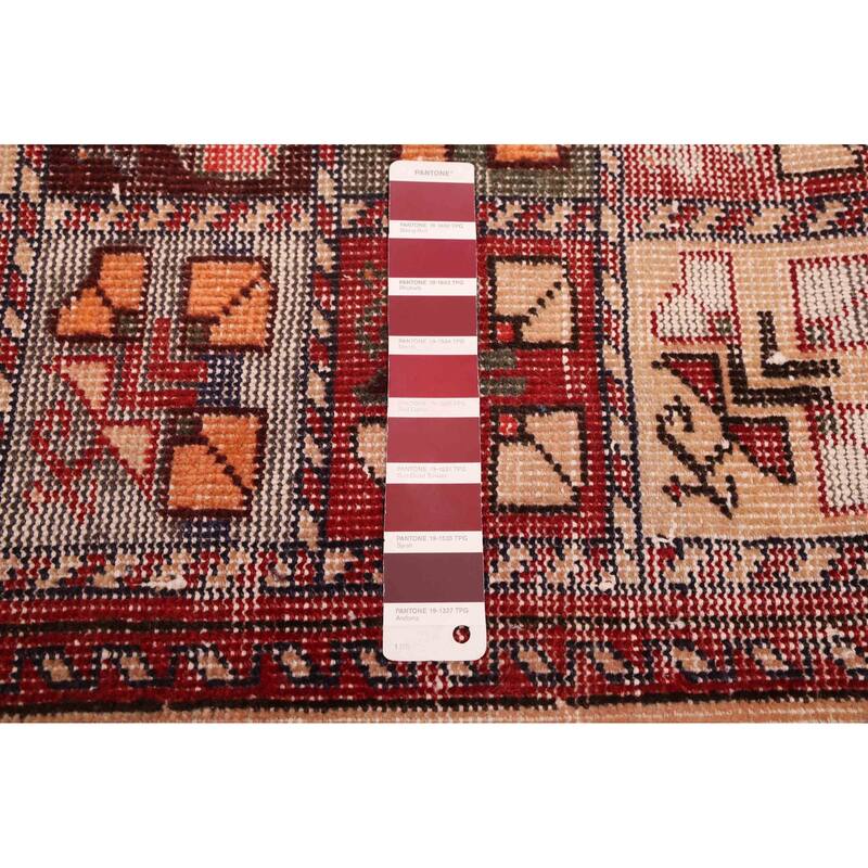 ECARPETGALLERY Hand-knotted Antalya Vintage Red Wool Rug - 4'6 x 9'2
