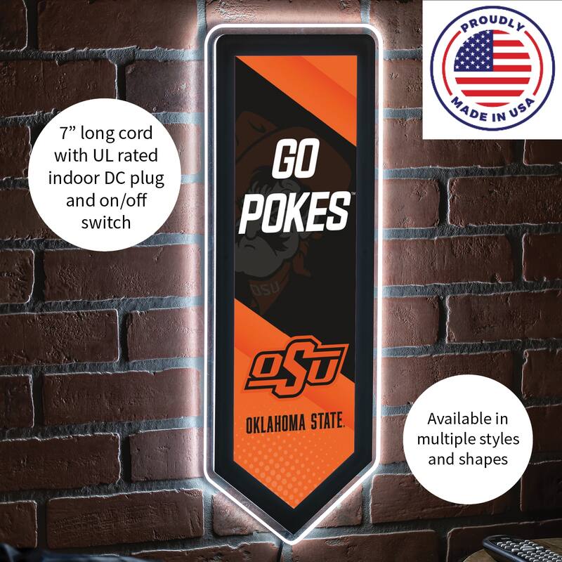 Oklahoma State University LED Lighted Sign