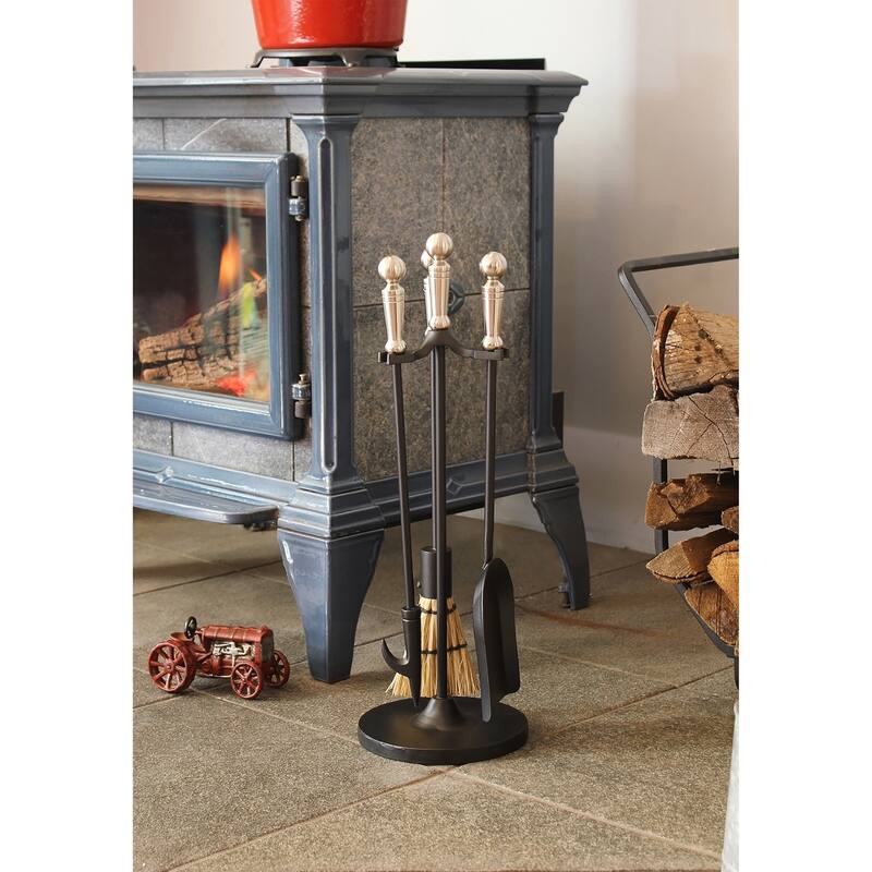 Achla Designs Holden Set of 4 Mini Fireplace Tools, 22 Inch Tall