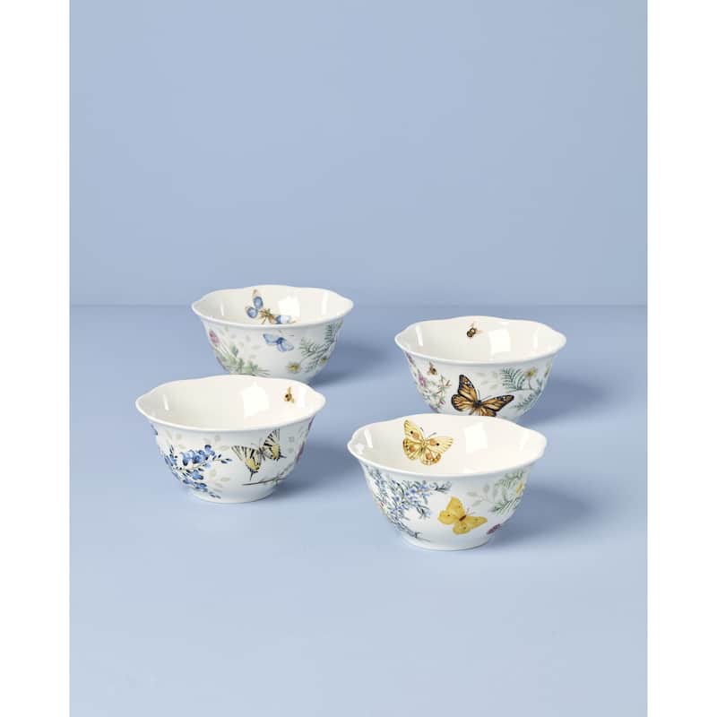Lenox Butterfly Meadow Herbs Dinnerware Set, Service for 4