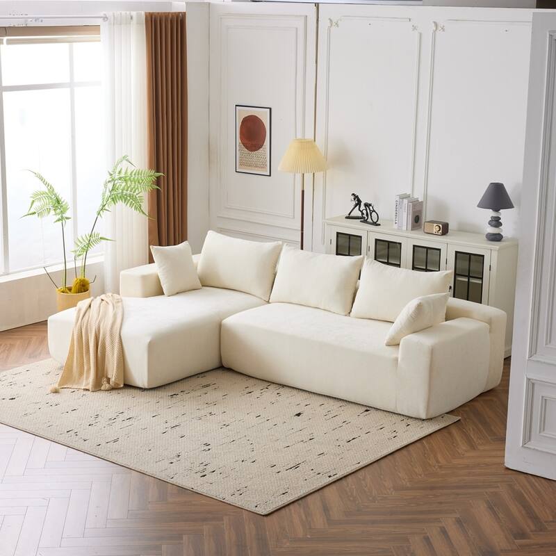extra large deep modular sofa, cloud sofa 4-person sofa