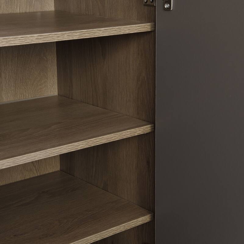 Multifunctional shoe rack with cushioned seat