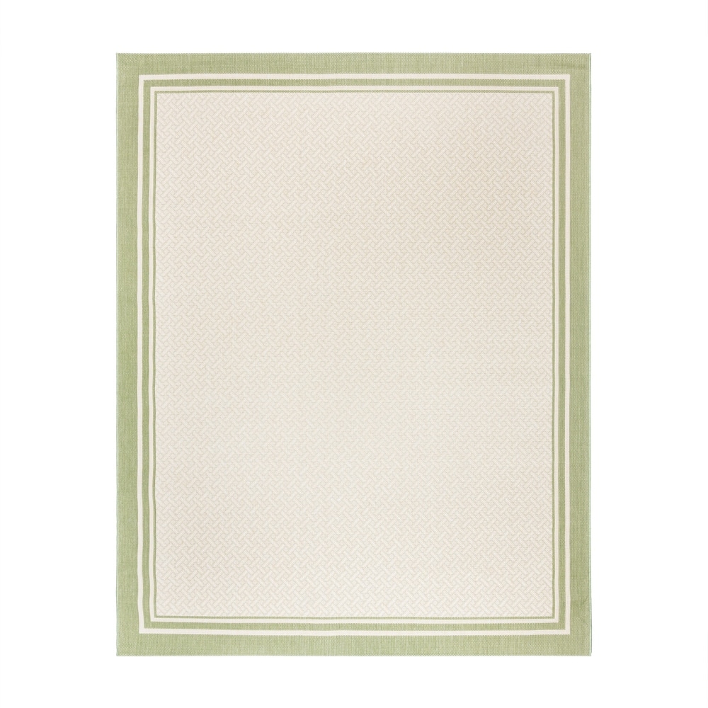 Gertmenian Paseo Soroa Classic Border Easy Care Flatweave Indoor/ Outdoor Area Rug