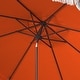 preview thumbnail 30 of 34, SAFAVIEH Milan 9ft Round Outdoor Patio Umbrella with Fringe Trim - UV Resistant, Crank Lift & Button Tilt