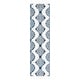 preview thumbnail 90 of 136, SAFAVIEH Moroccan Tassel Shag Iulieana Boho Tribal 2-inch Thick Rug 2'3" x 8' Runner - Navy/Ivory - Runner
