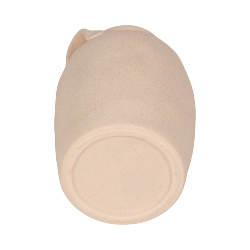 Sagebrook Home Ceramic Vase with Handles - Elegant Accent for Timeless Decor