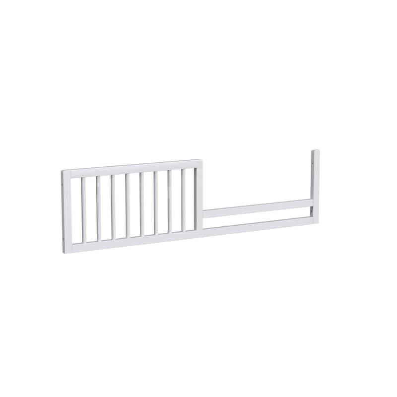 Rowan 52" Wide Modern Wood Cottage Toddler Rail, Ash Linen Finish