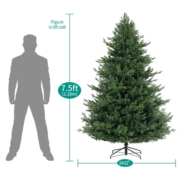 Kinsley Prelit Aritificial Christmas Tree, Realistic Traditional