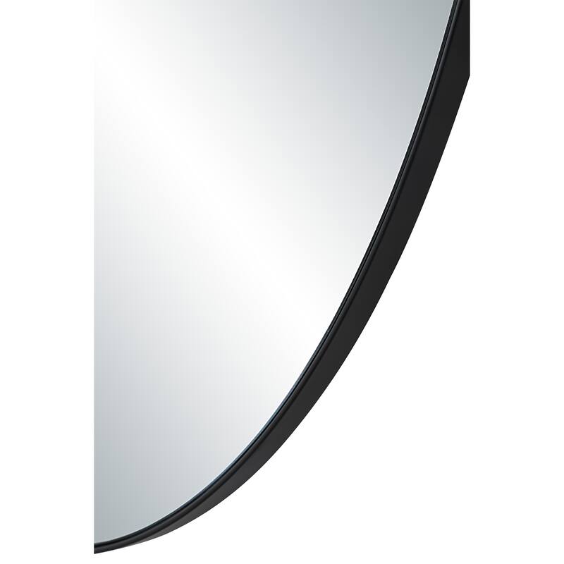 Renwil Ryker 40" H x 26" W Wall Mirror, Black