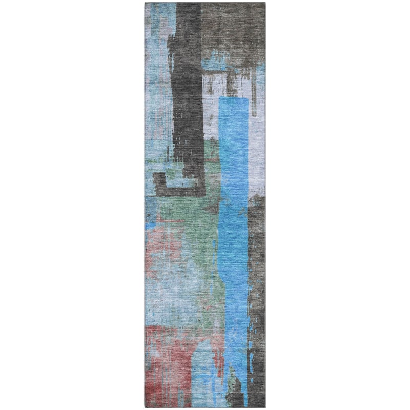 Premium Washable Super Soft Abstract Contemporary Mayfield Rug