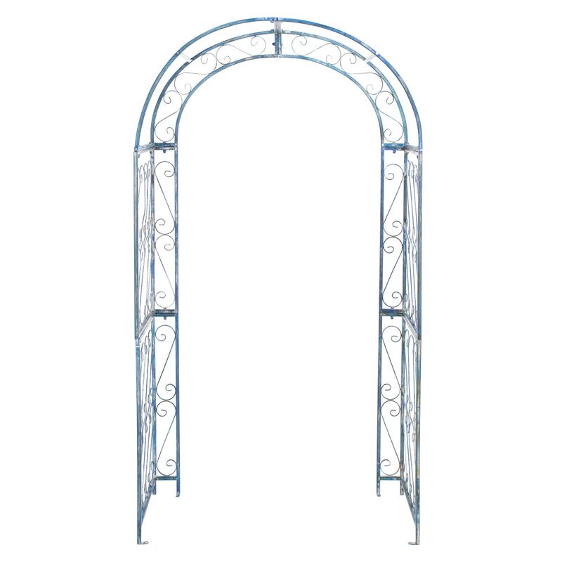 SAFAVIEH Outdoor Isabela Victorian Scroll Iron Arch