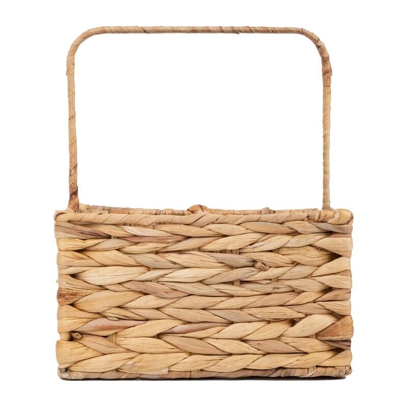 JoJo Fletcher Woven Natural Water Hyacinth Kitchen/Utensil Caddy