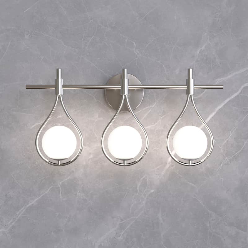 22.5" Bathroom Vanity Light, 3-Light Wall Sconce