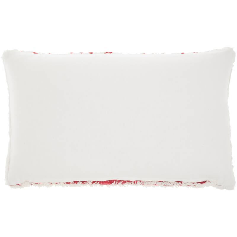 Mina Victory Life Styles Textured Geometric Boho Throw Pillow , ( 12"X20" )