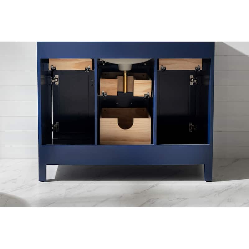 Valentino 42" Single Vanity in Blue