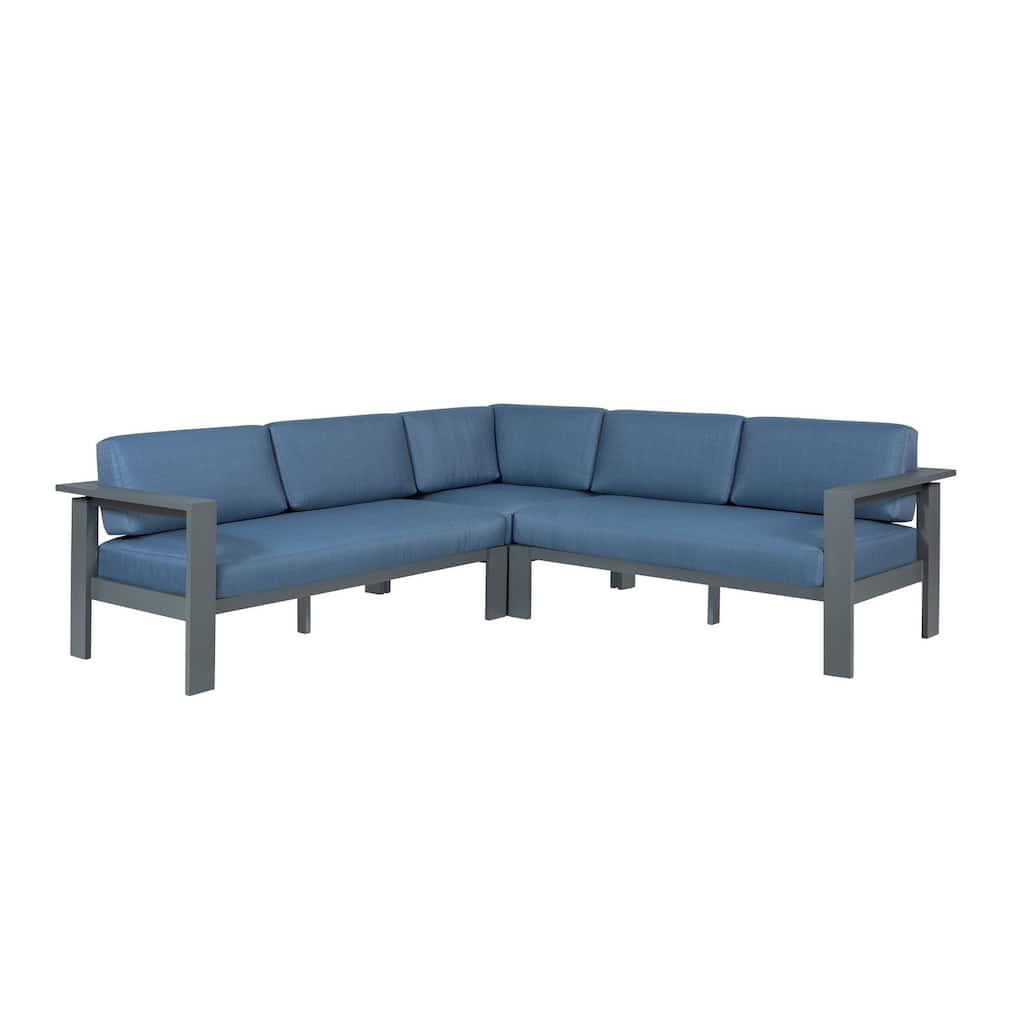 Sardinia Aluminum Frame Outdoor Sectional Sofa