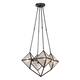 Option Urban Bronze / Clear Ribbed Glass