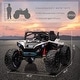 preview thumbnail 24 of 22, 2 Seaters 24V Ride on UTV with Remote Control,10AH Battery, 400W Powerful Motors with 17" EVA Wheels