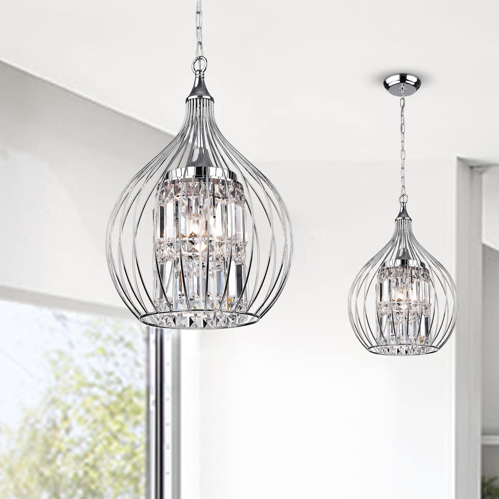 Acatia 3-light Chrome Foyer Pendant