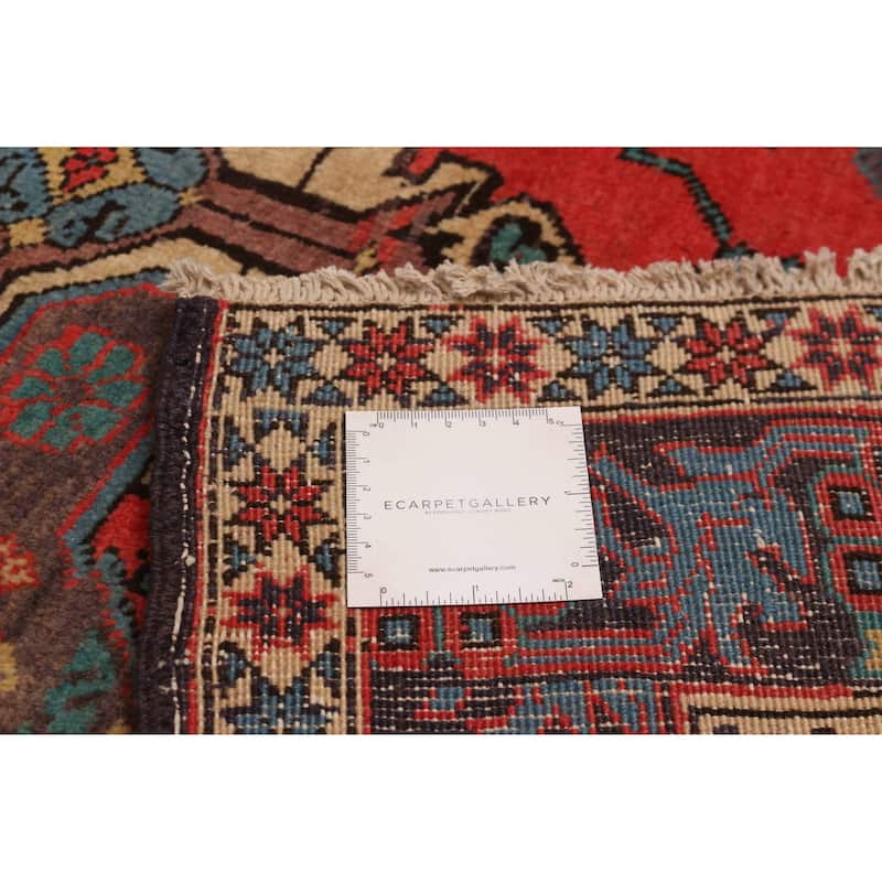 ECARPETGALLERY Hand-knotted Konya Anatolian Red Wool Rug - 3'10 x 9'11
