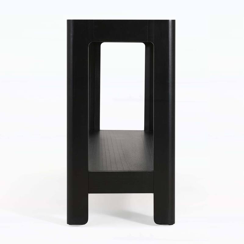 Minimalist Design Console Table,with Rounded Corners