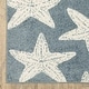preview thumbnail 9 of 9, ROW Quinn Coastal Star Fish Blue/ Ivory Area Rug