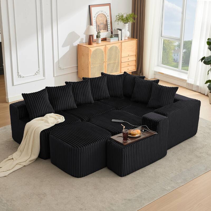 137.5" Oversize Movable Modular Sofa