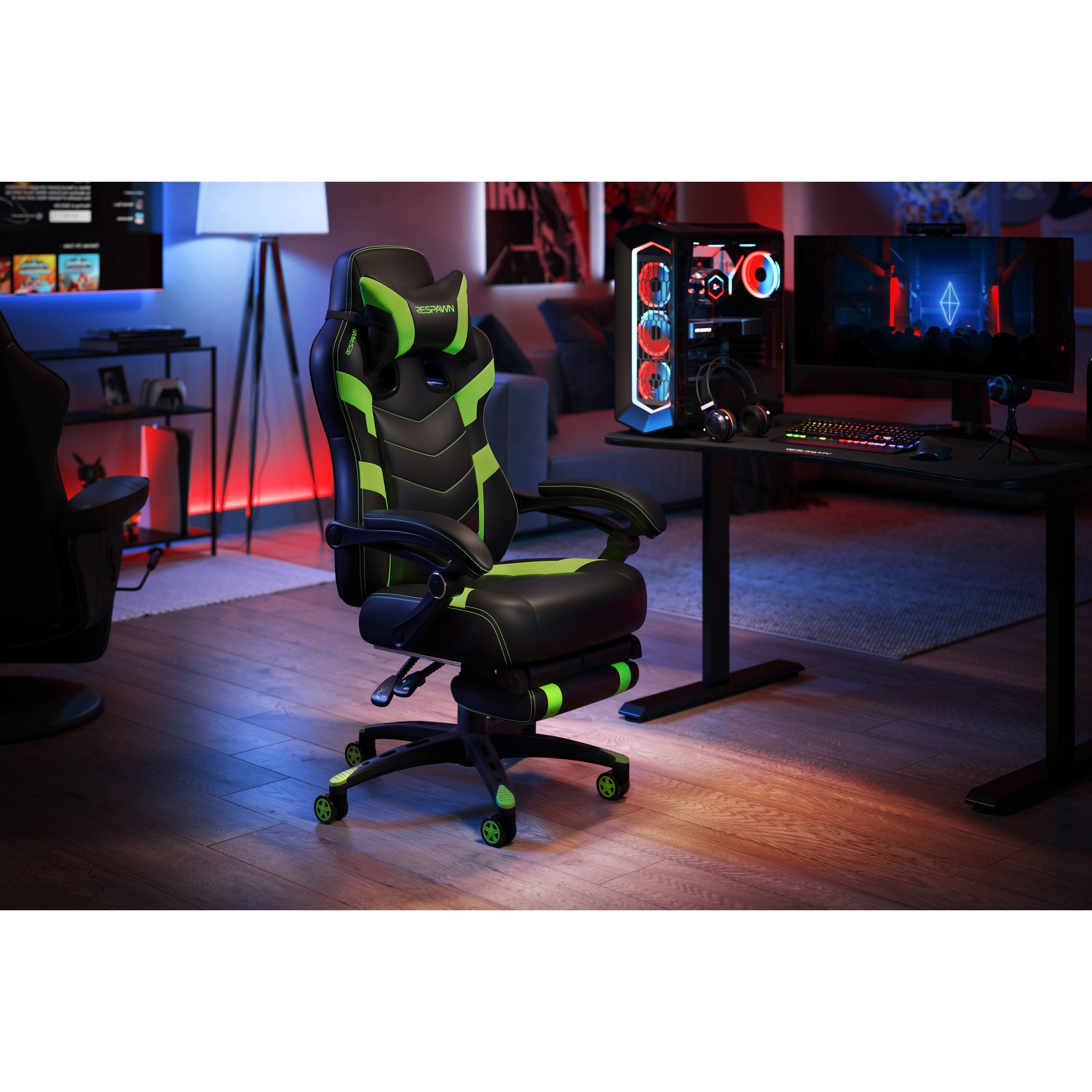 RESPAWN 110 Pro Gaming Chair with Footrest, Office Chair