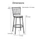 preview thumbnail 3 of 2, Joliet Swivel Counter Stool by Greyson Living