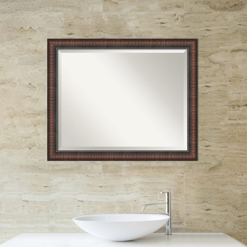 Caleb Brown Beveled Framed Bathroom Vanity Wall Mirror - Caleb Brown