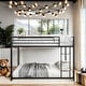 preview thumbnail 2 of 6, Twin Over Twin High Quality Matal Frame Bunk Bed, Space-Saving Loft Bed With Safety Guard Rails, Easy Assemble