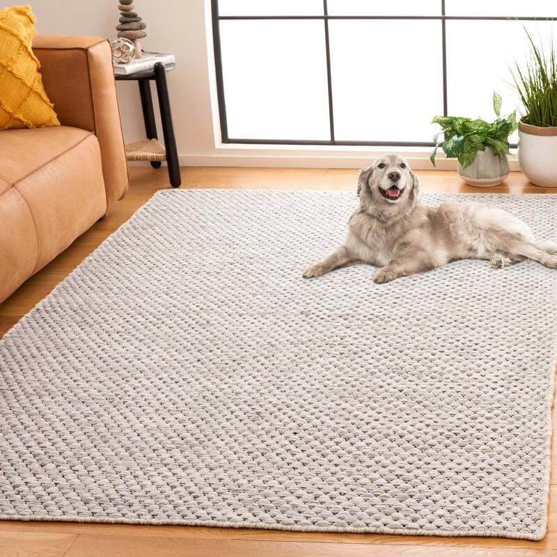 SAFAVIEH Handmade Vermont Buffy Transitional Wool Rug