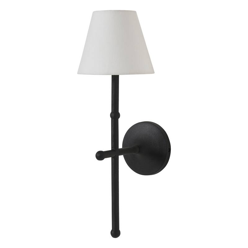 Kurosu 20.5" Height Wall Sconce, Black - 6.5 x 20.5 x 9