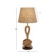 preview thumbnail 63 of 62, Brown Dried Plant Material Rustic Floor Lamp 63 x 18 x 18