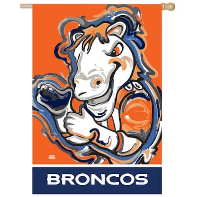 Denver Broncos, Suede House Size Justin Patten