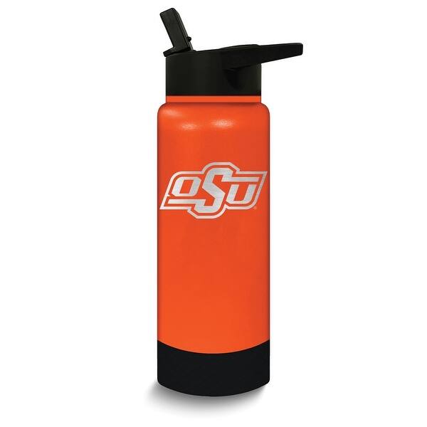 Collegiate Oklahoma State University Stainless Steel Silicone Grip 24