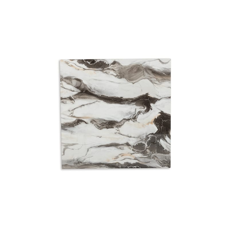 Signature Design by Ashley Zendalia Dark Brown/Gray Counter Height Dining Table - 42" W x 42" D x 36" H