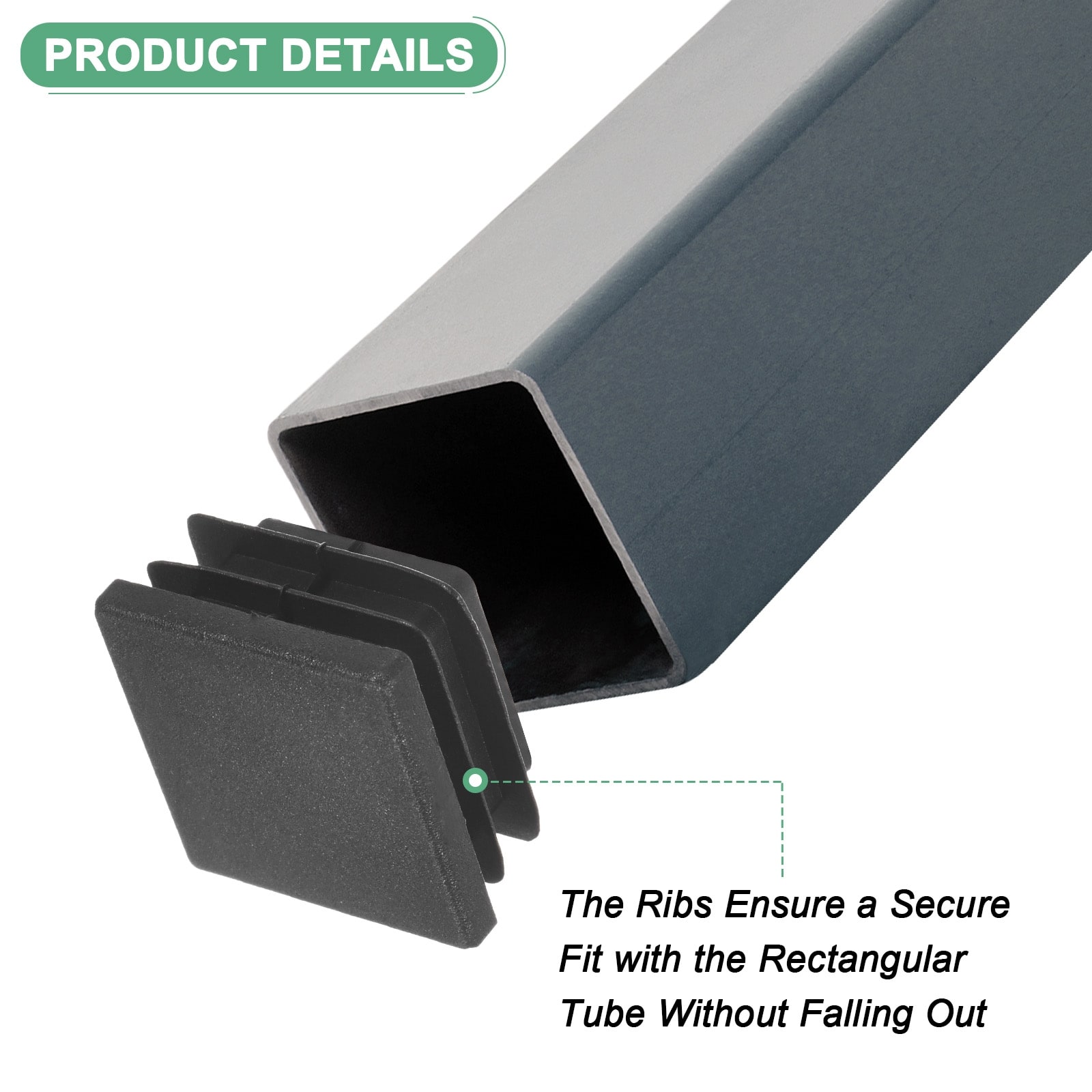 Pack Square Plastic Cap, Plastic Square Hole Plugs