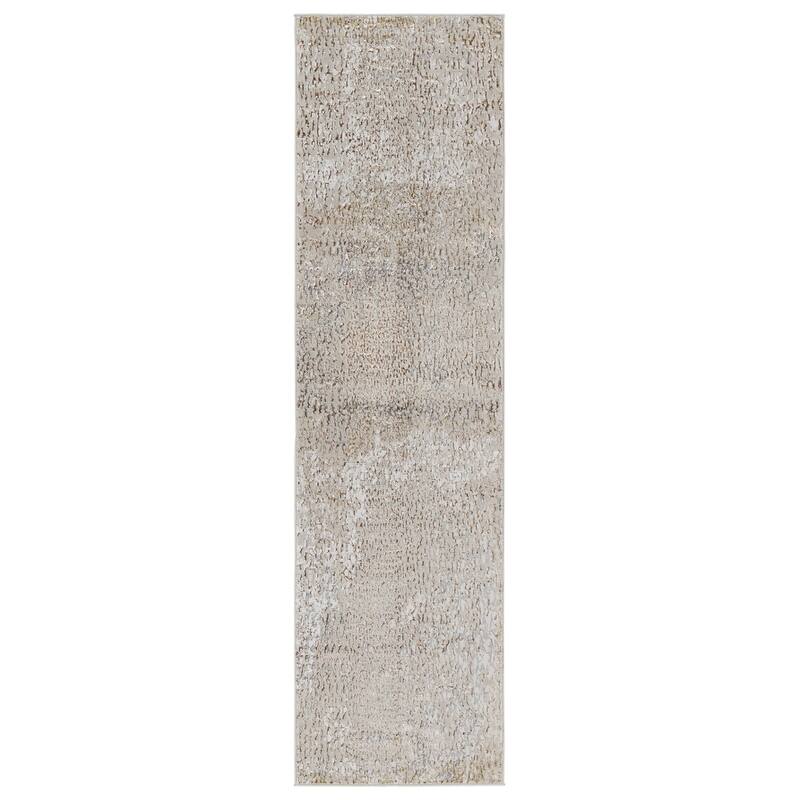 Nikki Chu Kimball Animal Area Rug - 2'2" X 8' - Beige/Bronze - Rectangle