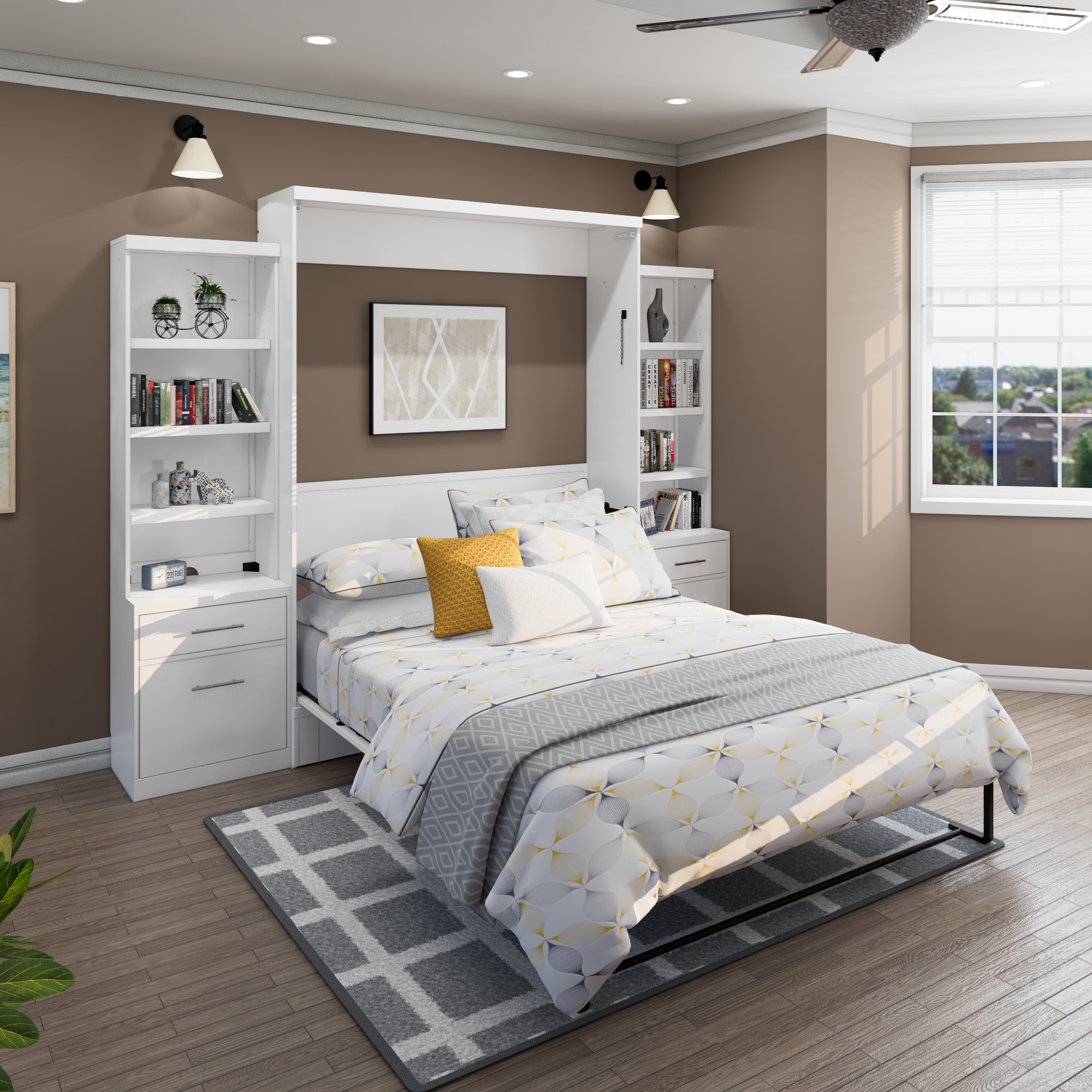 Brentwood Queen 2 pier Murphy Bed On Sale Bed Bath Beyond 28424613