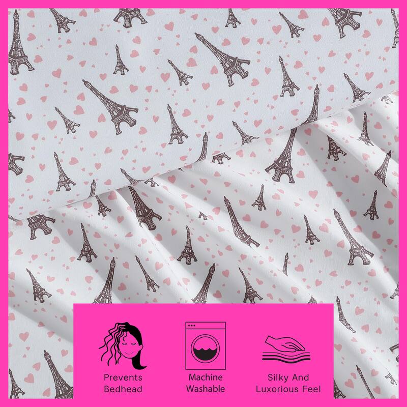 Betsey Johnson Printed Cozy Bonus Sheet Set