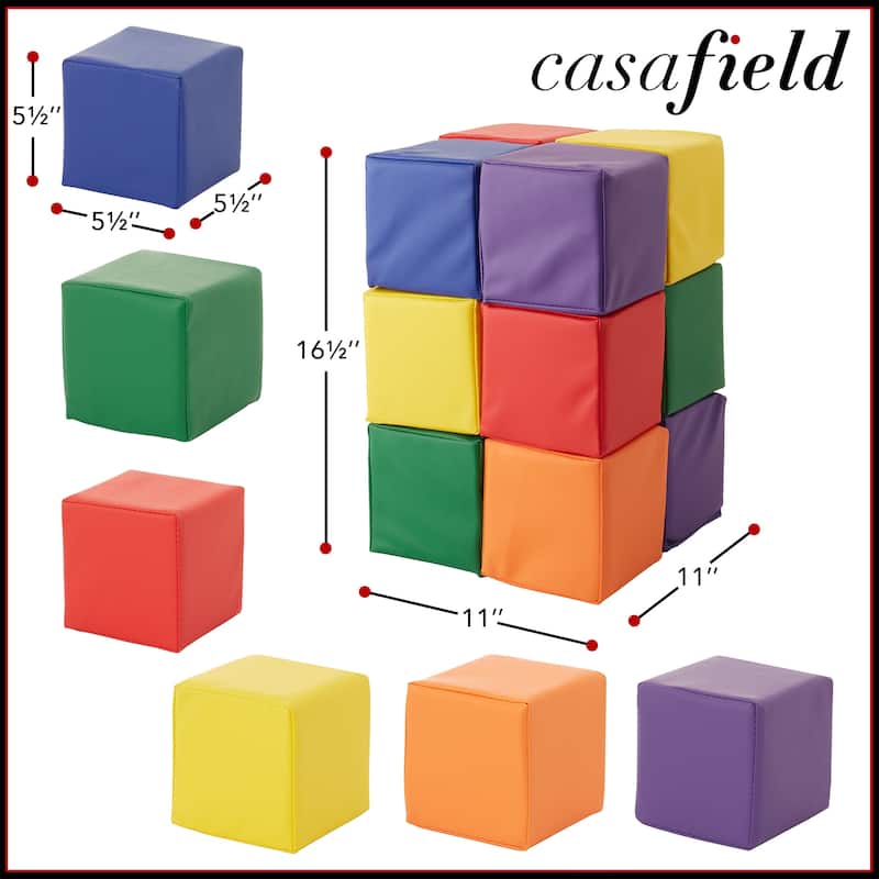 Toddler Foam Building Block Sets for Kids Soft Play Colorful Stacking