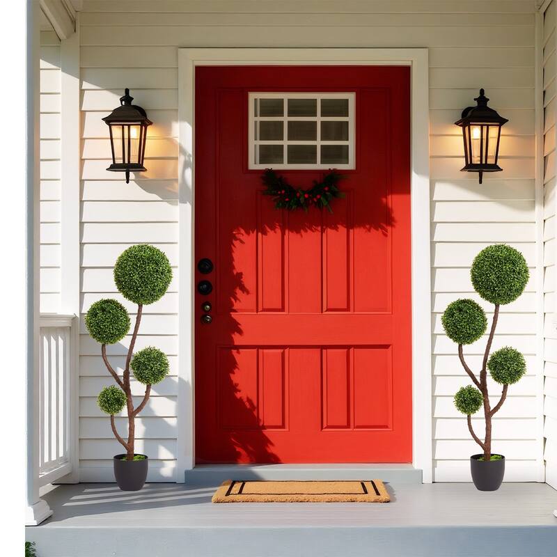 decoration artificial boxwood topiary ball tree