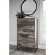 preview thumbnail 9 of 52, Signature Design by Ashley Neilsville Weathered Woodgrain Dresser Grey - 5-drawer