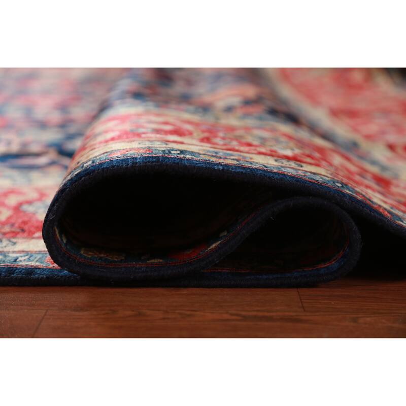 Vegetable Dye Blue Ziegler Oriental Area Rug Handmade Wool Carpet - 9'2"x 12'0"