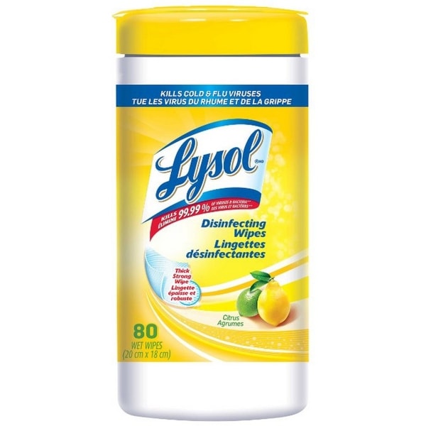 LYSOL Disinfecting Wipes, Citrus 80 ea